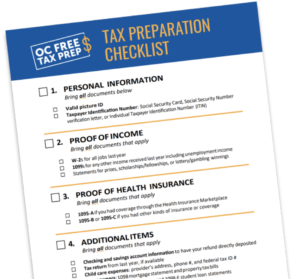 tax prep checklist