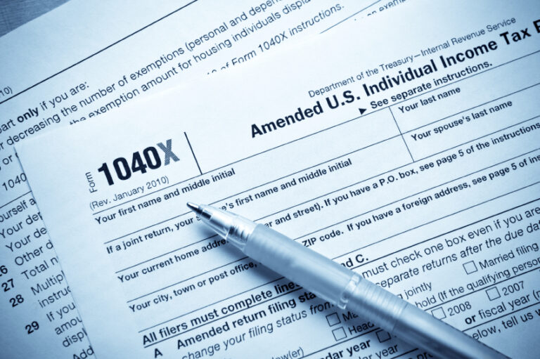 amend taxes